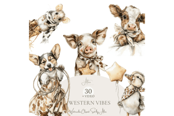 30 Western Clipart: A Practical Choice for Rustic Design Projects