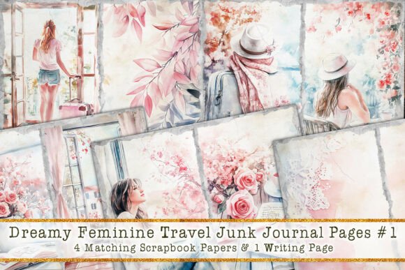 Embracing Soft Femininity in Creative Journaling: The Rise of the Dreamy Feminine Travel Junk Journal