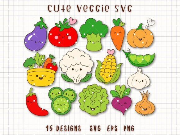 How Cute Veggie SVG Vegetable Clipart is Capturing Creativity in Modern Design