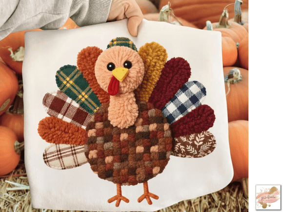 Thanksgiving Png Yarn Crochet Turkey PNG: Creative Integration for Commercial and Personal Projects