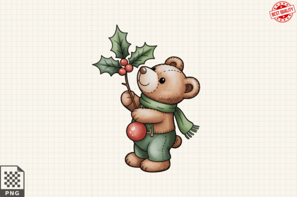 Whimsical Christmas Animals Clipart PNG